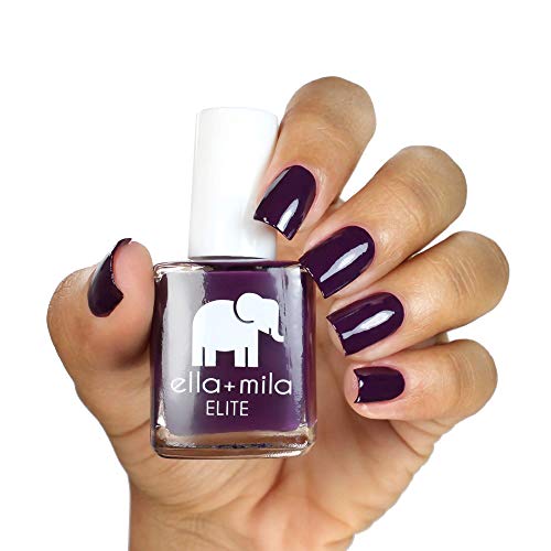 Ella+Mila Nail Polish, Elite Collection - Little Plum Dress #TOP3