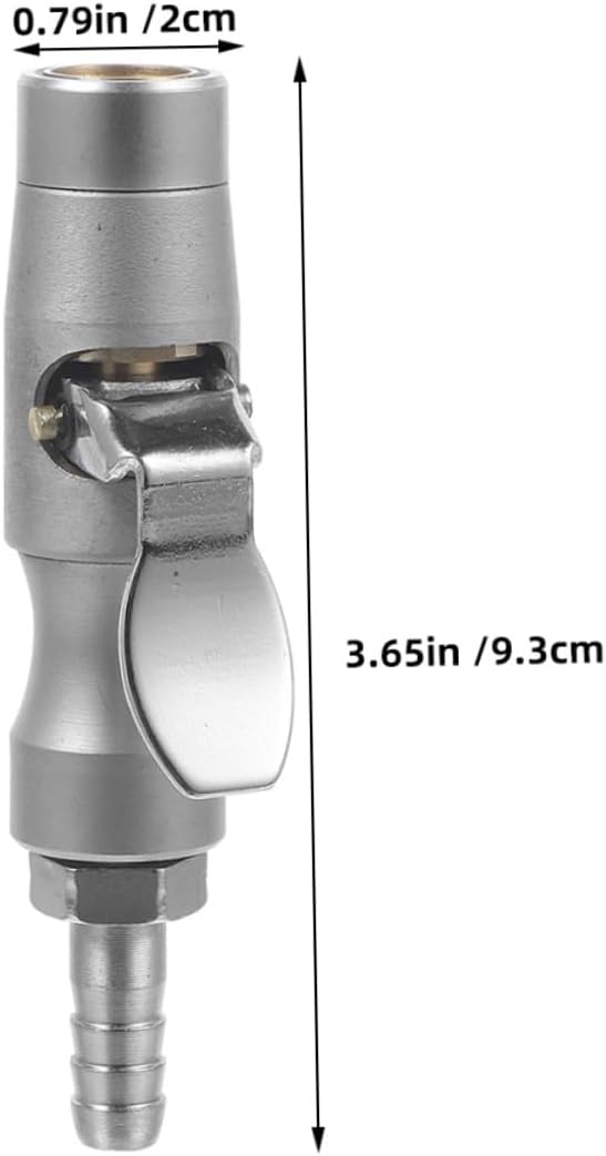 Self-Locking Copper Tire Air Chuck Adapter 2pcs Vehicle Tire Inflator Nozzle with Quick Connect for Efficient Inflation and Valve Supply Automotive Repair Tool
