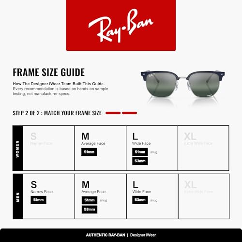 Image of Ray-Ban RB4416 New Clubmaster Square Sunglasses for Men for Women
