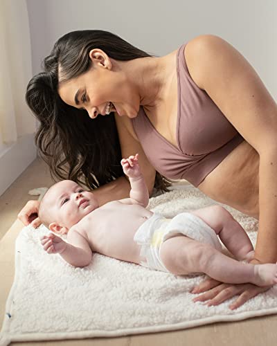 Kindred Bravely Extra Soft Organic Cotton Wireless Nursing & Maternity Sleep Bra (Twilight, Medium) #TOP4