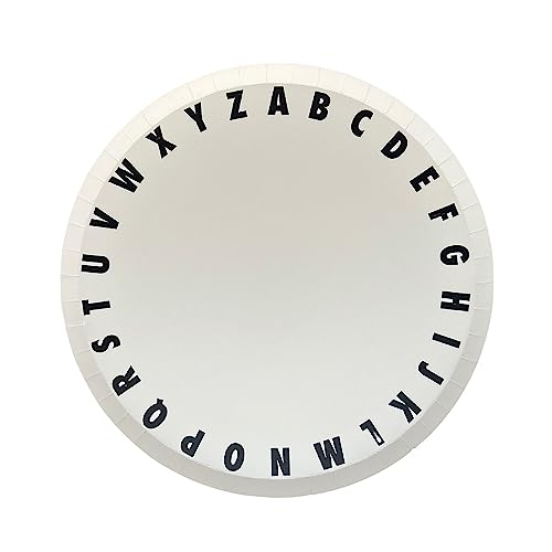 Daydream Society School Days - Large Party Plate - ABC Paper Plate - Pack of 8 Plates - For Parties, Back to School, and more