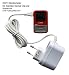 Produktbild Spartechnik Netzteil für SanDisk Sansa Clip Zip MP3-Player weiß: 230V Steckerlader Ladegerät für San Disk Sansa MP3-Player Clip Zip Fuze+ Fuze Plus - 110-240 Volt- Weiss