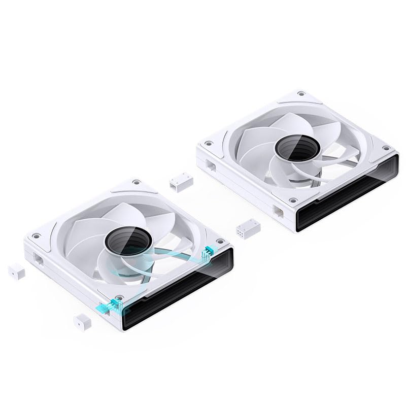 Jonsbo ZK-120WR Reverse PWM L?fter, A-RGB - 120mm, wei?, 3er-Pack