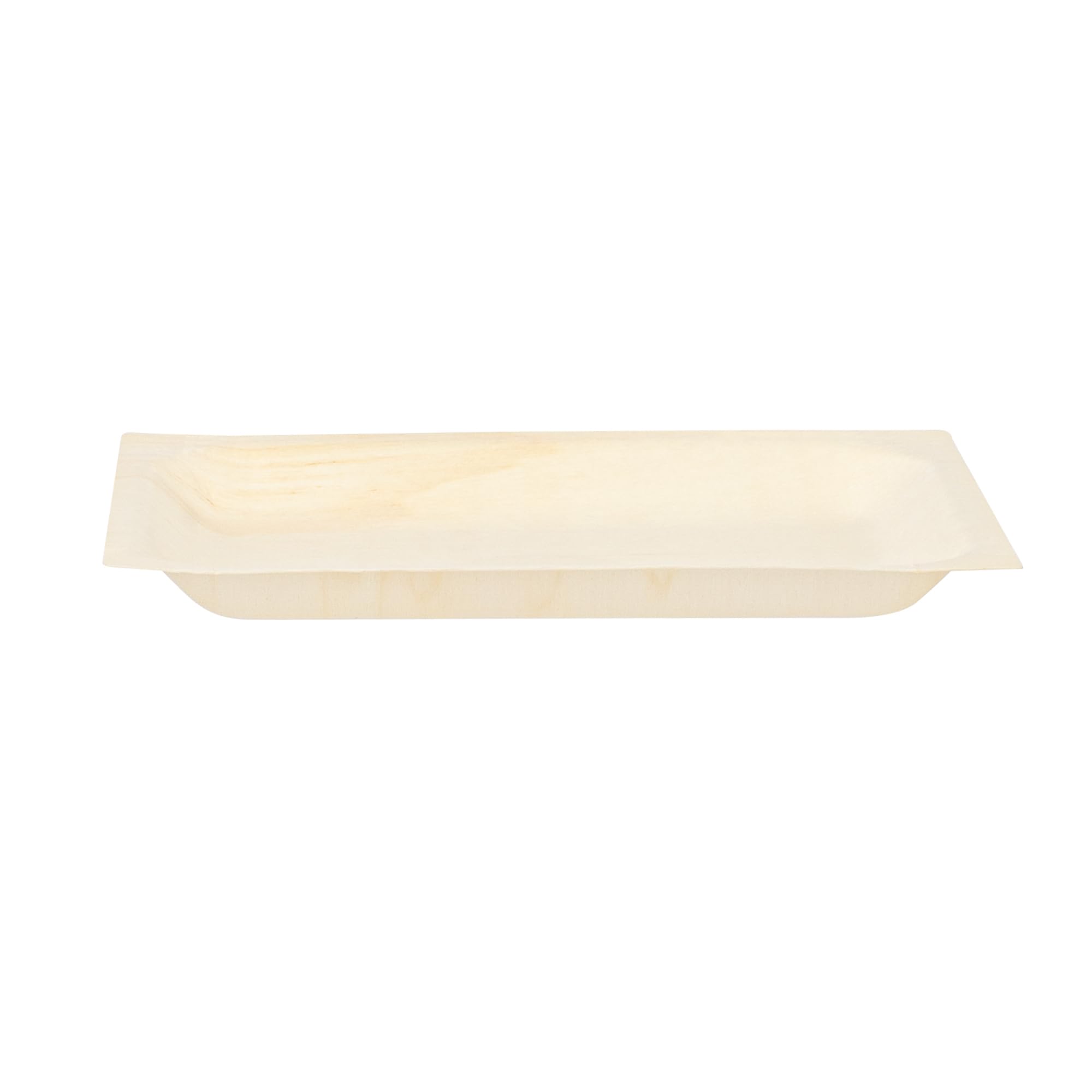 Restaurantware - Platos de servir Taipei de 7 x 5.1 pulgadas, 200 platos desechables para fiestas, sostenibles, a prueba de grasa, platos de madera de álamo, resistentes, para fiestas, bodas, camping,