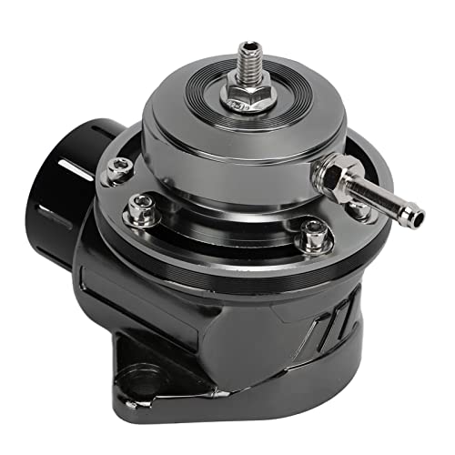 Kit De Válvula De Descarga,Kit De Válvula De Descarga De Recirculación,Válvula De Alivio De Presión Turbo Blow Off BOV ID 40 Mm Longitud 65 Mm Modificación Universal(negro)