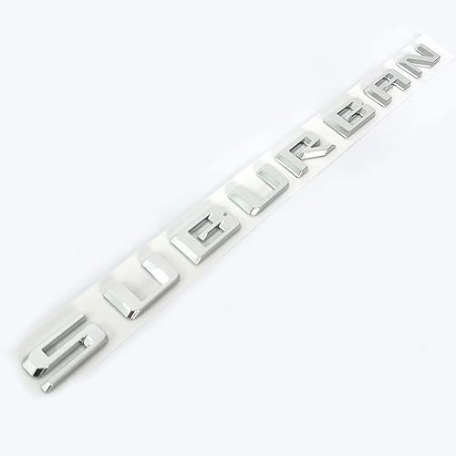Miniatura 2 de Reemplazo de la insignia de letras 3D del emblema suburbano del OEM 2021 para Suburban 84910061 Chrome original 2019-2021