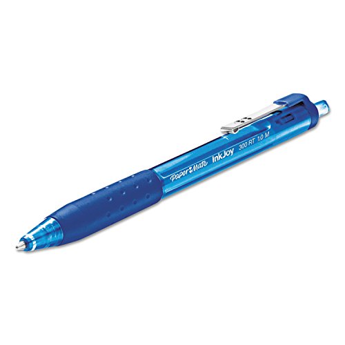 Image of Paper Mate InkJoy 300RT Retractable Ballpoint Pens, Medium Point, Blue, Box of 12 (1951259)