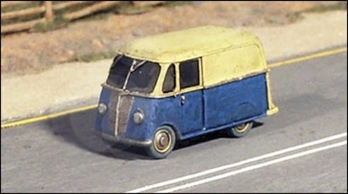 GHQ 56013 N Scale American Truck (Unpainted Metal Kit) - Metro Delivery Van