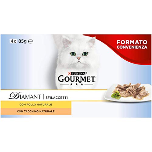Purina Gourmet Diamant Umido Gatto Sfilaccetti con...