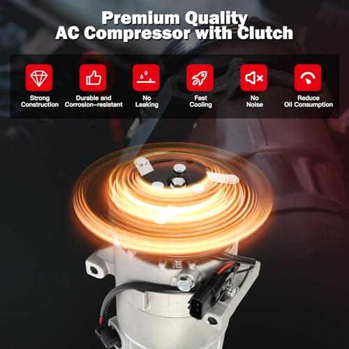 Image of cciyu Air Conditioning Compressor Fit for Hyundai Elantra /Elantra Coupe