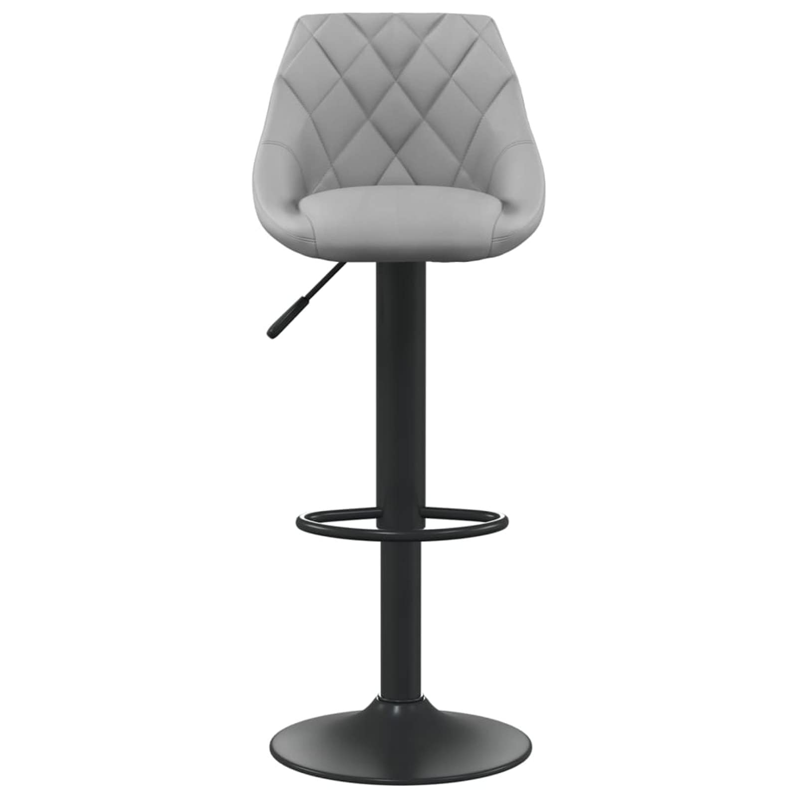 Homgoday Taburetes de bar, 2 unidades, color gris claro, de terciopelo, silla de oficina, silla de escritorio, para dormitorio o salón