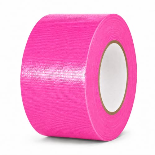 Image of GGR Supplies CDT-36 Pink Cloth Duct Tape, 3 Inch x 60 Yards | Industrial Grade; Waterproof and UV Resistant; Clean Removal With No Sticky Residue; Repairs, Packaging, Bundling and Sealing