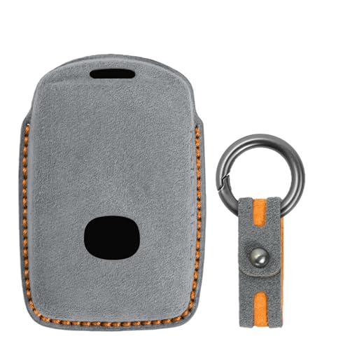 Coque de clé Mazda 3 6 CX-30 suède gris 3 boutons précis