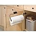 iDesign Axis Metal Over the Cabinet Paper Towel Bar for Kitchen, Pantry, Mudroom, 5.2