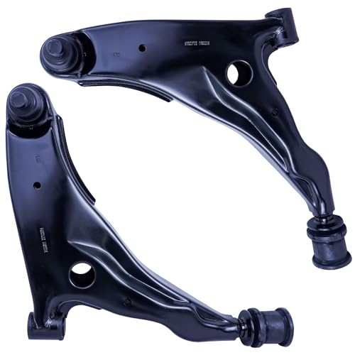 Image of Detroit Axle - 2.4L Front End Control Arms Kit for Chrysler Sebring Dodge Stratus Mitsubishi Eclipse Galant, Lower Control Arms w /Ball Joint Tie Rod Ends Sway Bars Replacement - 8pc Set