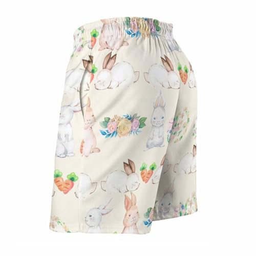 Kawaii Whale Stars Mens Swim Trunks,3