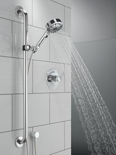 Sistema de ducha con barra deslizante y ducha de mano Peerless PTT24347 miniatura 2
