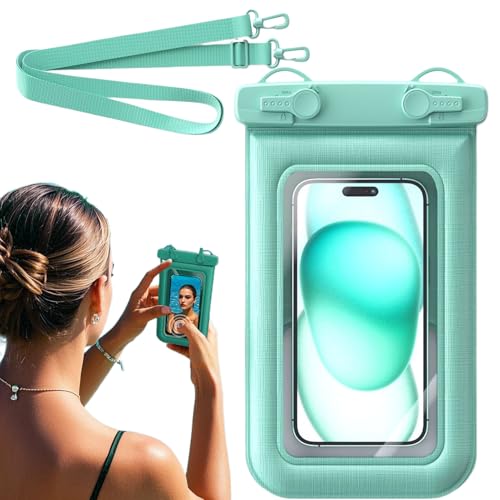 Pista per telefono a prova di acqua custodia per impermeabile con cordino IPX8 Borsa per cellulare IPX8 con Custodia protettiva subacquea Accessori