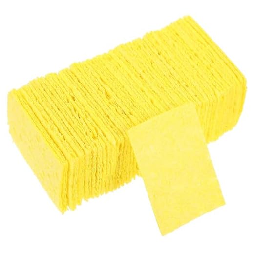 VILLCASE 50pcs Soldering Sponge Kit