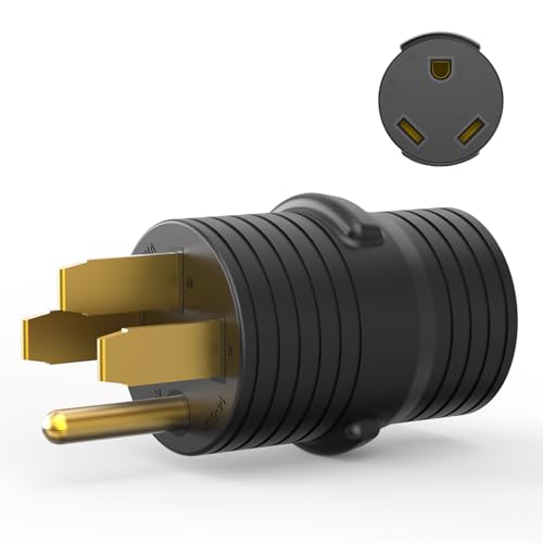 RVGUARD 50A to 30A Straight Adapter Plug