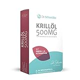 Dr. Schneider Krillöl 500 mg ● reich an Omega-3-Fettsäuren (EPA/DHA), Astaxanthin und Cholin ● 100% natürlich aus der Antarktis ● bekannt aus dem deutschen Fernsehen ● 60 Kapseln