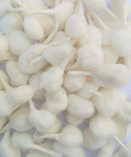 Handmade Pooja Cotton Wicks Round Batti for Puja Diya Batti Wicks Diya Jyot Organic Rui Puja Batti Navratri Pujan Pure Cotton Pooja Hawan Wicks Round Home Diwali