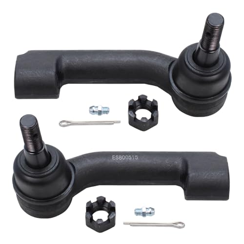 Image of Detroit Axle - 8pc Front Control Arms Kit for 2014 Ford F-150 2014-2017 Expedition Lincoln Navigator, 4 Lower Upper Control Arms with Ball Joints 2 Outer Tie Rods 2 Sway Bar End Links Replacement