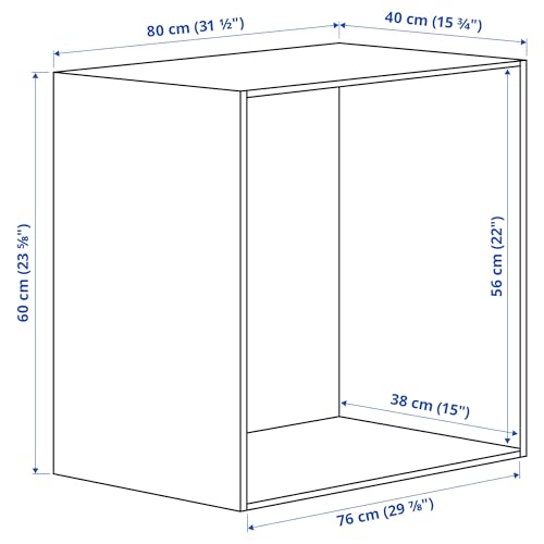 Cadre blanc Platsa fini le désordre avec ce caisson de rangement 80cm