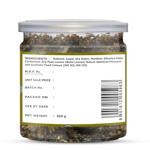 Image of Delight Foods Banarasi Meetha Paan Mukhwas 300g | Sweet Paan Mouth Freshener & Digestive | No Supari | Refreshing After-Meal Snack