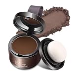 Hairline Powder, Root Touch Up Powder, Instant Hair Loss Concealer for Thinning Hair, Windproof & Sweatproof Hair Root Concealer (Dark Brown)