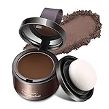Hairline Powder, Root Touch Up Powder, Instant Hair Loss Concealer for Thinning Hair, Windproof & Sweatproof Hair Root Concealer (Dark Brown)