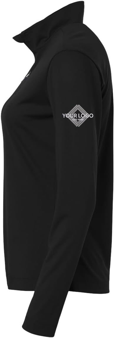 INK STITCH Custom Embroidery Stitching Personalized Logo Texts Women's Performance Quarter Zip Pullover 41870L - Image 5