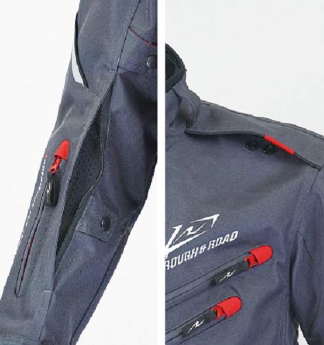Amazon.co.jp: Rough and Road RR4011BK/WH4 Motorcycle Jacket SSF