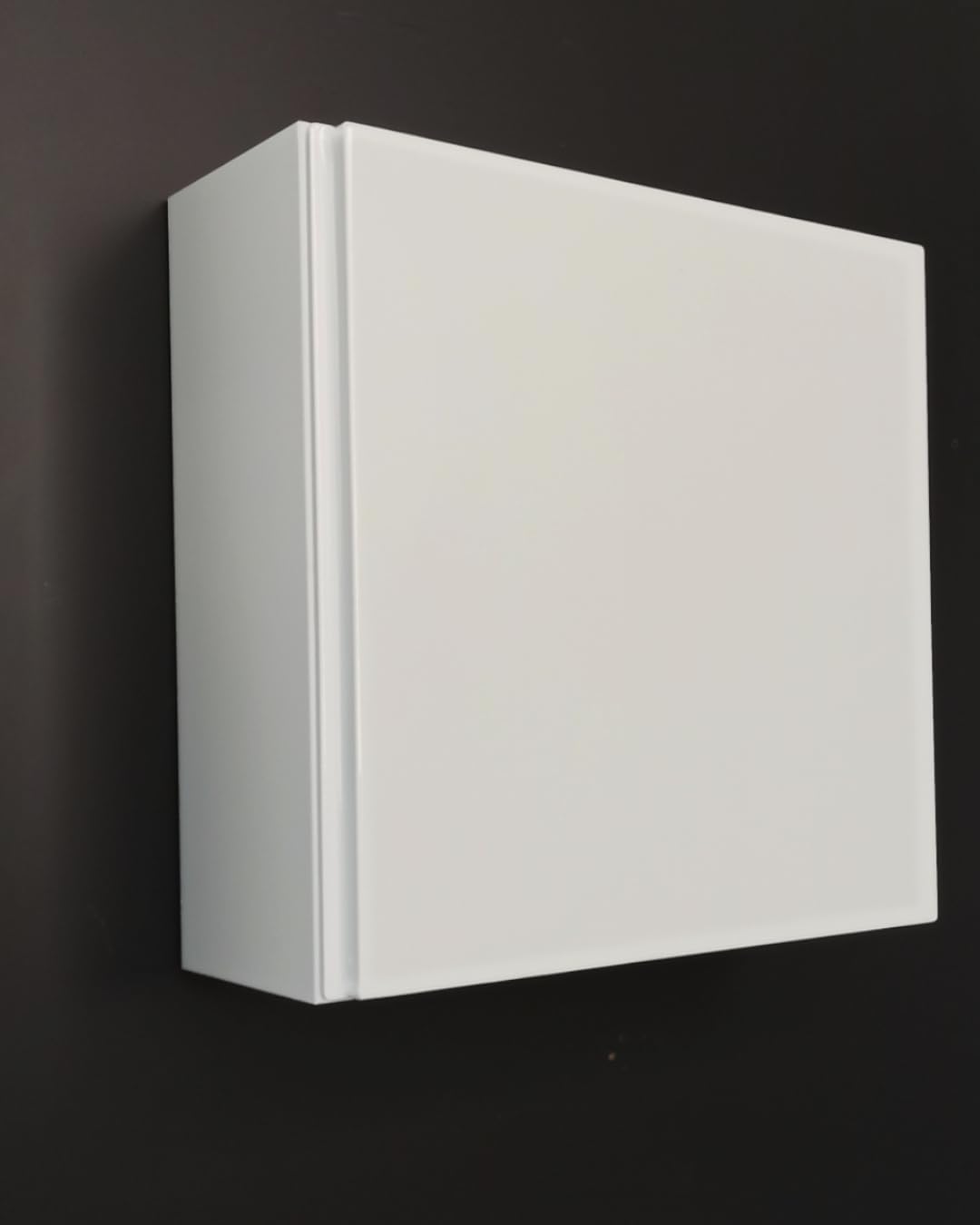 Generico Pensile bagno cm 40x40 bianco lucido - anta chiusura soft close - Made in Italy