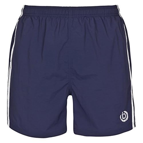 Urban Classics Herren Pattern Swim Shorts Badehose, Skulland Yacht AOP, 4XL 8 Bugatti Moderne Herren Badeshort, Marineblau mit weißen Streifen, Blau, Gr.- 4XL