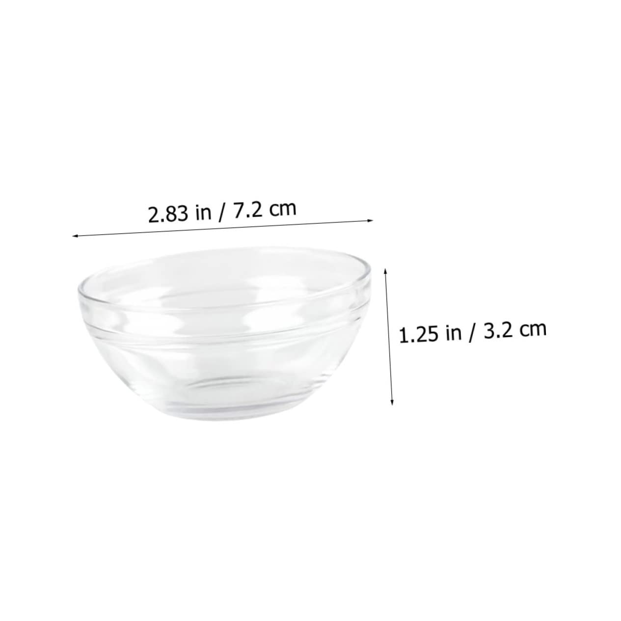 Minkissy 12pcs Transparent Face Mask Mixing Bowl Set including Applicator Brush - Image 2