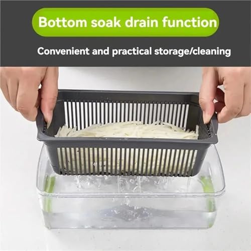 Set cortador multifuncional 16-en-1 para verduras miniatura 5