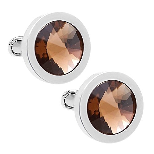 カフス専門店 CUFF トパーズ スワロフスキー カフス カフスボタン n00186