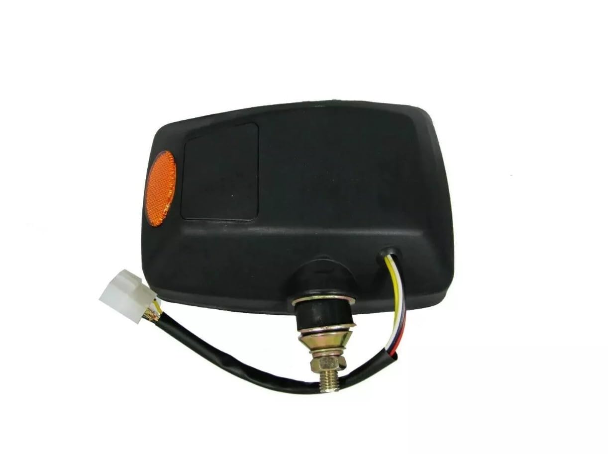 Generisch 2x Frontscheinwerfer Halogen Scheinwerfer Blinklicht Halogen Links + Rechts Satz 12/24V Klarglas für Landtechnik Traktor Bagger Radlader Baumaschine