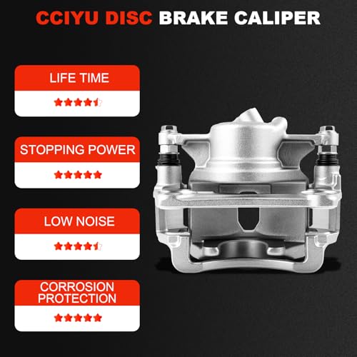 Image of cciyu Front Right Brake Caliper Assembly w /Bracket 19-B1591 For Geo For Prizm 1.6L 1993-1997,For Toyota For Corolla 1.6L 1993-1997,For Toyota For Corolla 1.8L 1993-1997