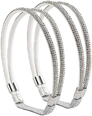 Wysokie obcasy anty-lu?ne sznurowad?o | Regulowany pasek do butów na wysokim obcasie Rhinestone - Kostka Trzymaj?ca Lu?ny Blingbling Antypo?lizgowy Zestaw Sznurowade? Rhinestone String Pasek Do Higyee