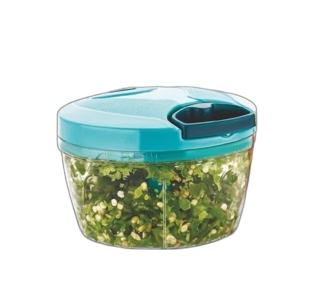 Manual Vegetable Chopper with Stainless Steel Blade, Handy, Compact & Powerful Hand Held Vegetable Chopper/Cutter for Kitchen to Chop Fruits and Vegetables (Pack-1)(Mu|Type -608 for Home and Kitchen-image-35