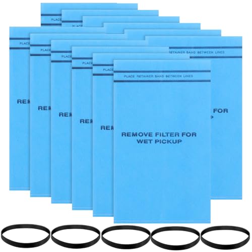 Sacs filtrants pour aspirateur Stinger et Workshop WS01025F avec 5 bandes