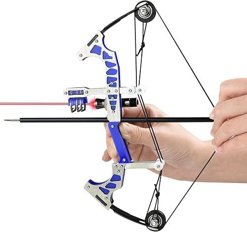 RedOak Mini Stainless Steel Compound Bow - Blue 1