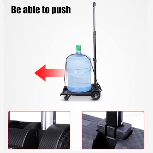 Carretilla plegable de mano, 4 ruedas, capacidad 40 kg miniatura 6