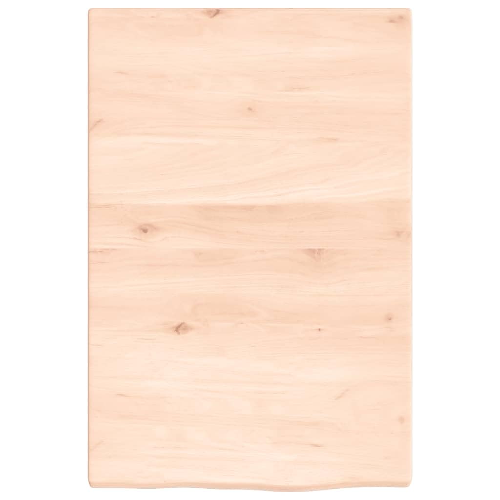 Estantería de pared de madera maciza de roble 40 x 60 x 2 cm con
