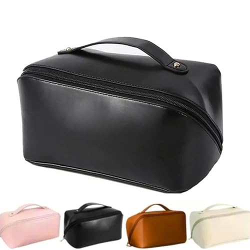 Bolsa Necessaire Feminina Organizador Maquiagem Viagem Blogueira cosméticos Bolsa Cosmética-Lene (Preto)