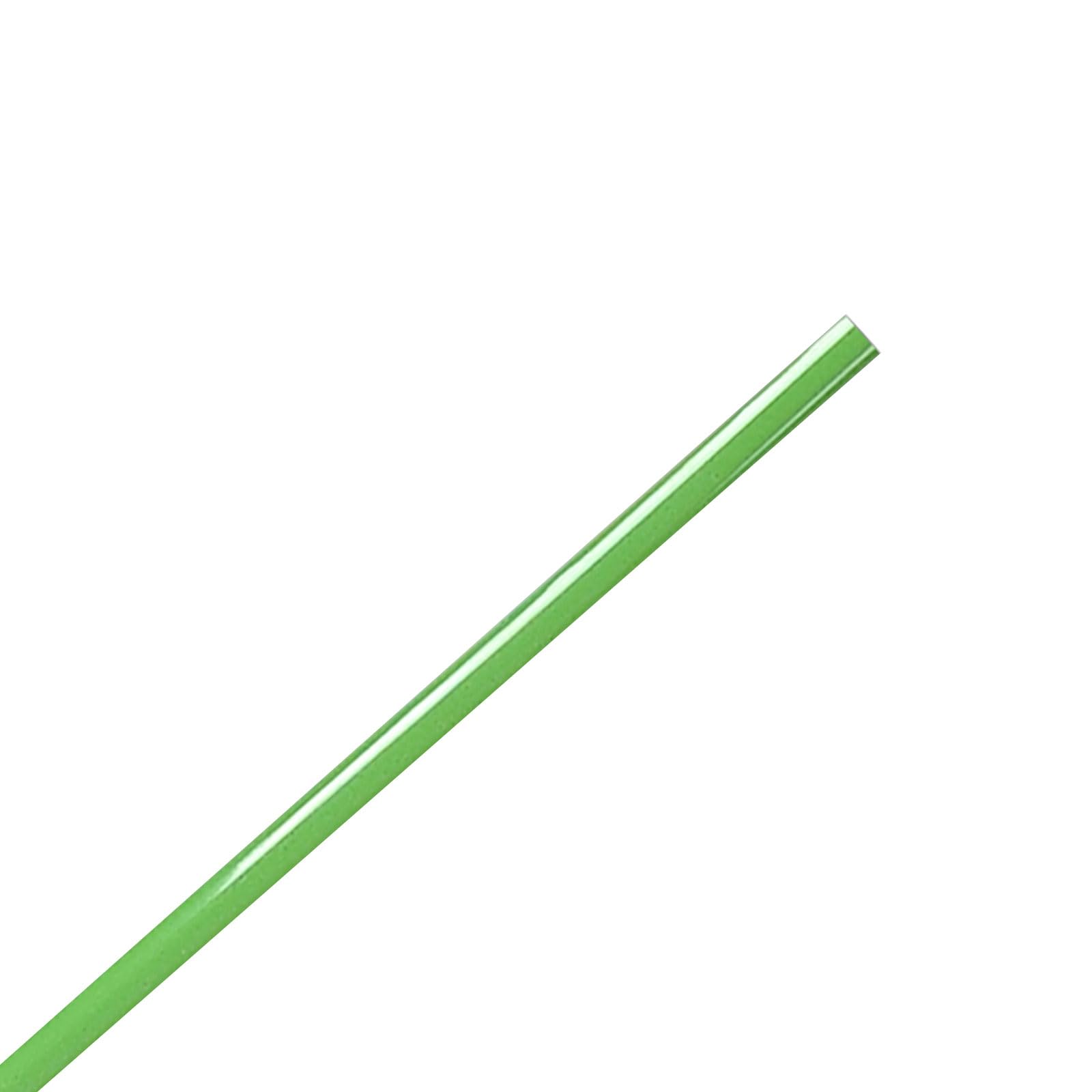 QIPN 6.5ft Extremely Narrow 4MM Self-Adhesive PVC Molding Trim, Flexible Edge Trims, Caulk Strips Vinyl Shelf Cabinets Liner for Home Decor(Color:green)