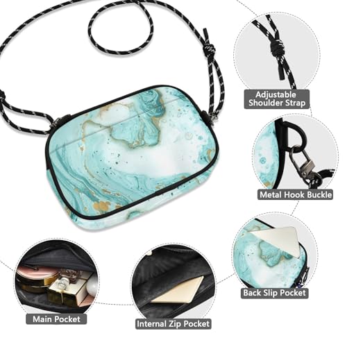 GuoChe Messenger Bag Crossbody Date Cute Crossbody Bags Men Fashion with Adjustable Strap Decorative Marble4