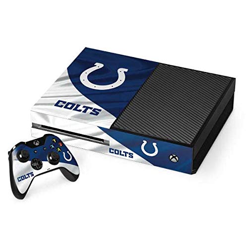 Skinit Decal Gaming Skin Compatible with Xbox One Console and Controller Bundle - Officially Licensed NFL Indianapolis Colts Design